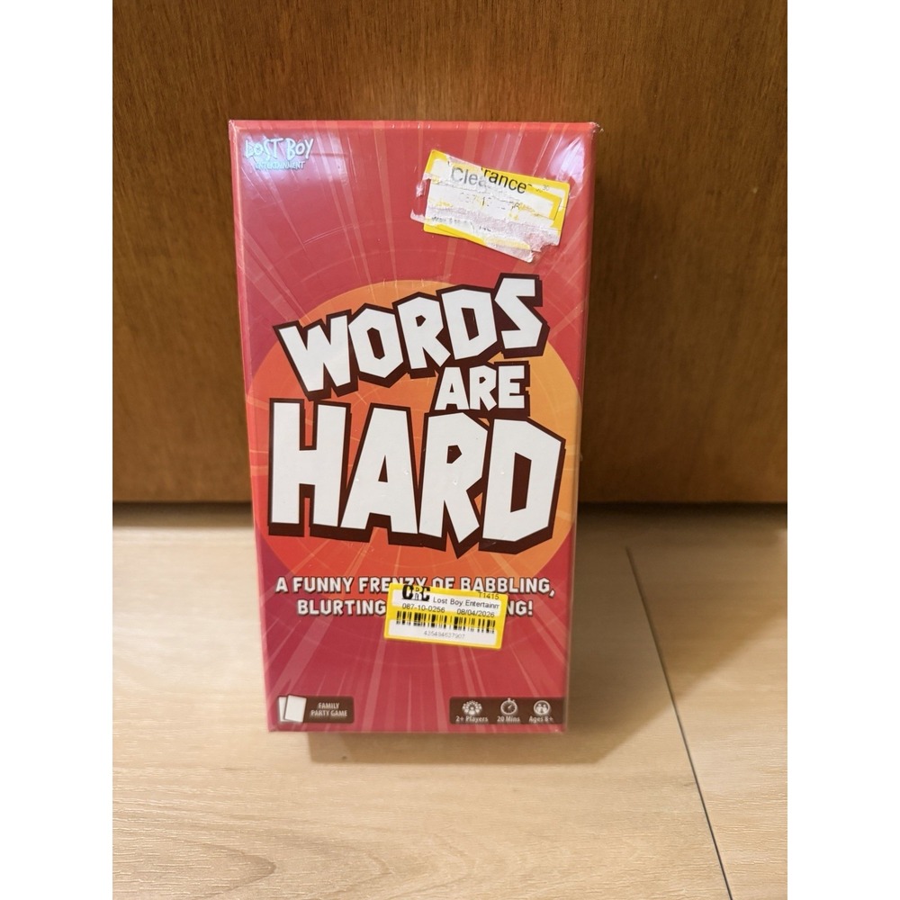 Words Are Hard - Family Game - Party Game - Kids and Adults